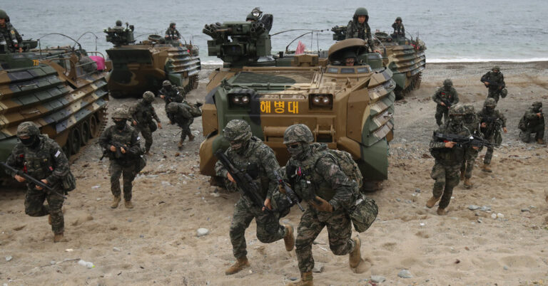 U.S. Marines Cancel Drill With South Korea, Citing Iran War Demands